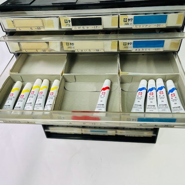 【中古】サクラマット水彩絵の具5ml24色129個セット置きし※文具屋引き上げ品_7