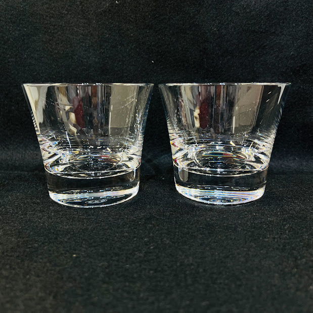 【中古】バカラ アルファ タンブラー No.3 (ペア) 8.5cm2-104-391中古良品使用感あり箱あり【送料無料】_1