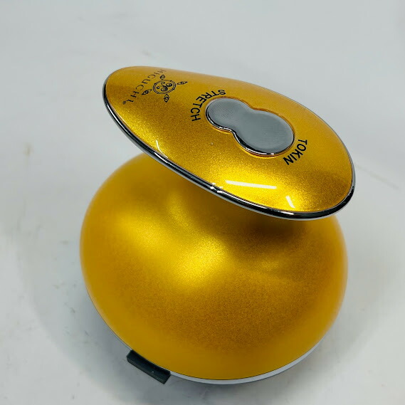 【動作確認済】【中古】HIGUCHII式 頭筋ストレッチリフト 電動頭皮ブラシIB44Nゴールド_1