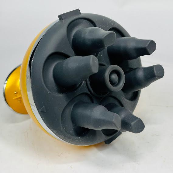 【動作確認済】【中古】HIGUCHII式 頭筋ストレッチリフト 電動頭皮ブラシIB44Nゴールド_3