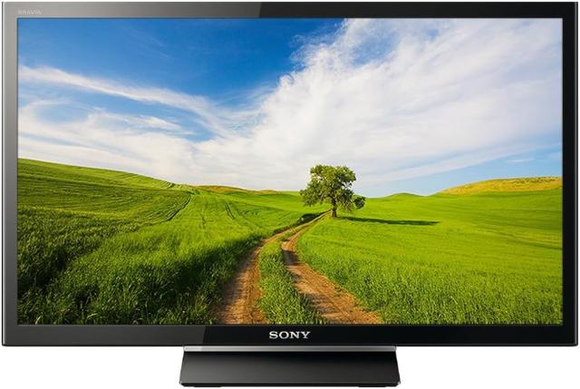 【動作確認済】【中古】本体・リモコンのみ ソニー 24V型 液晶 テレビ ブラビア KJ-24W450D ブラック 2016年製