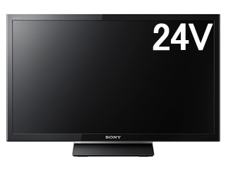 【動作確認済】【中古】本体・リモコンのみ ソニー 24V型 液晶 テレビ ブラビア KJ-24W450D ブラック 2016年製_2