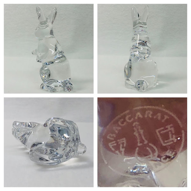 【中古】【Baccarat】 バカラ 2011年 干支 ウサギ クリスタルオブジェ 2-605-815【送料無料】_2