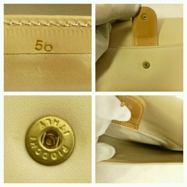 【中古】GUCCI オールドグッチ　セミショルダーバッグ　クリーム×レザー【送料無料】_7