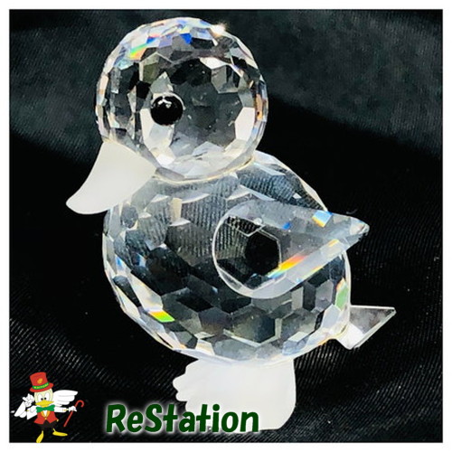 【中古】スワロフスキー 2006年 置物アヒル スタンディングダック012728　art7666　【送料無料】