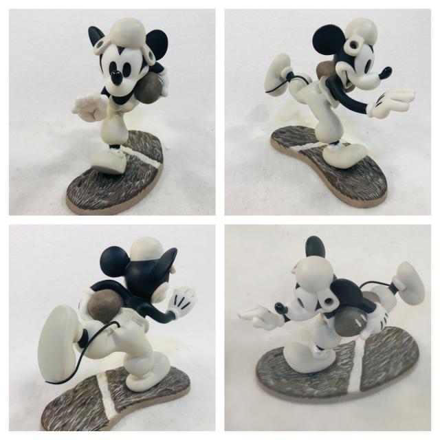 【中古】ジャンクWDCC ミッキーのタッチダウン ラグビー 足折れ補修品【送料無料】_1