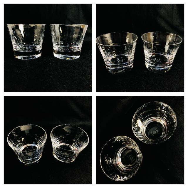 【中古】Baccaratバカラ ミルニュイ＃2 ロックグラス ペアL2105396【送料無料】_1