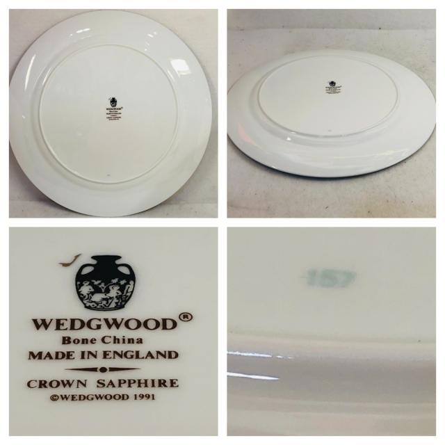【中古】ウェッジウッド　クラウンサフィア　31センチ　プレート　Wedgewood　Crown Sapphire【送料無料】_2