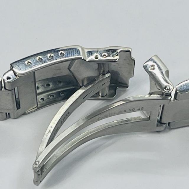 【中古】オリス純正ブレス 07 8 20 45　ラグ幅20ミリ全長180ミリ_6
