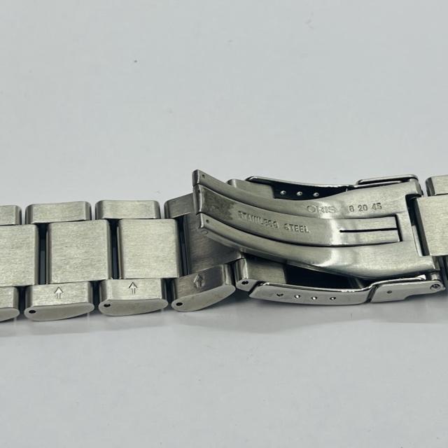 【中古】オリス純正ブレス 07 8 20 45　ラグ幅20ミリ全長180ミリ_8