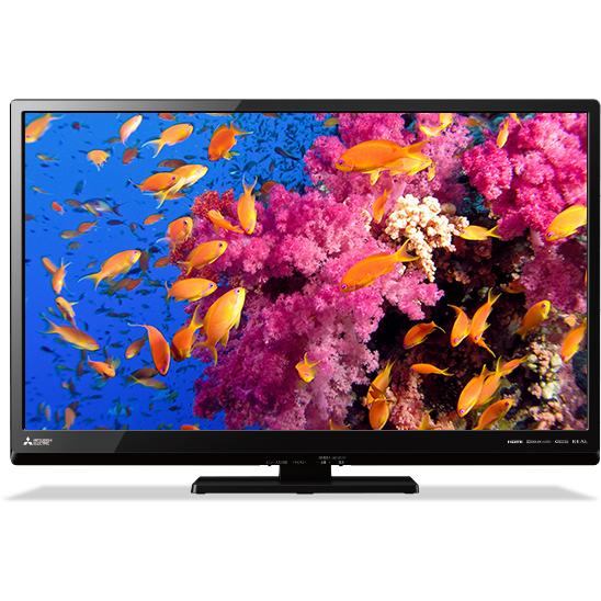 中古】本体・リモコンのみ 三菱電機 32V型 液晶テレビ REAL(リアル