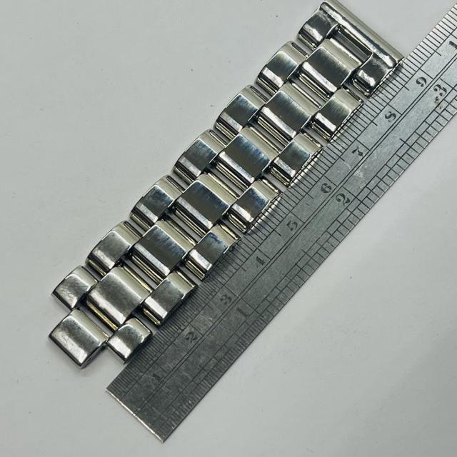 【未使用品】【送料無料】オリス純正ブレス#07 8 20 68 ステンレス　レクタンギュラー3列ブレスラグ幅20*バックル幅20ミリ全長88ミリ※メール便でお送りします【代引き不可】