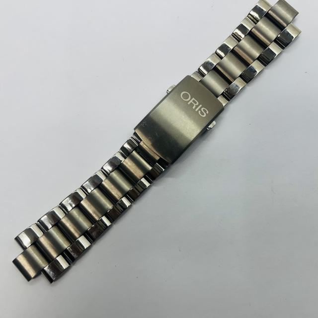 【中古】オリス 純正ブレス ダイバーズ タイタン デイト ・クロノグラフ　ポリッシュエッジ仕上　82470PEB　コマ不足あり