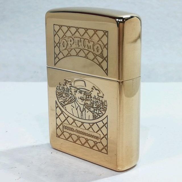 【未使用品】ZIPPO オプティモ 100周年 ゴールド オイルライター【送料無料】_2
