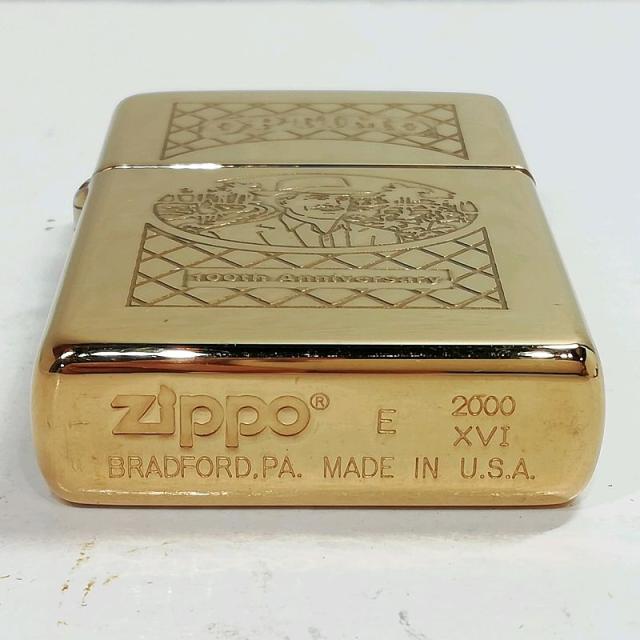 【未使用品】ZIPPO オプティモ 100周年 ゴールド オイルライター【送料無料】_3