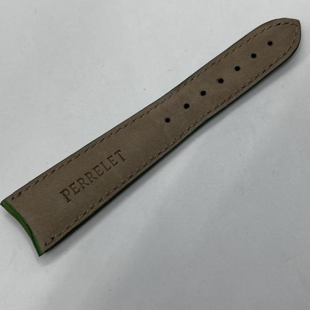 【未使用】【送料無料】ペルレ　アリゲータ緑　ラグ幅20ミリ尾錠幅16ミリ弓カン※メール便でお送りします【代引き不可】_2