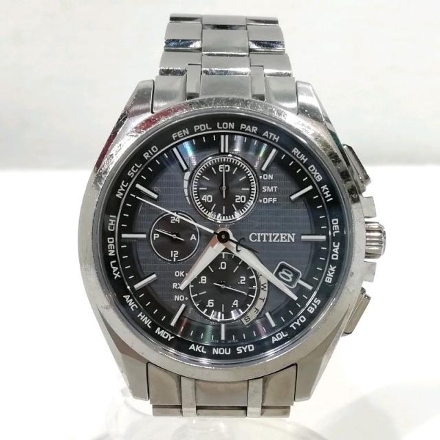 【中古】シチズン メンズ　AT8040-57E　H804-T018696 ソーラー電波 チタニウム