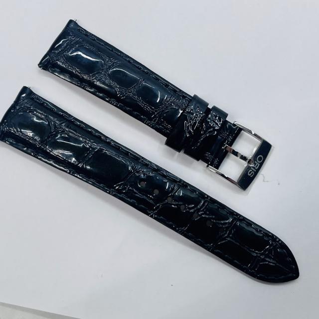 【未使用品】【送料無料】オリス純正レザーベルト07 5 19 60　ビッグクラウンダイヤモンド※メール便でお送りします【代引き不可】