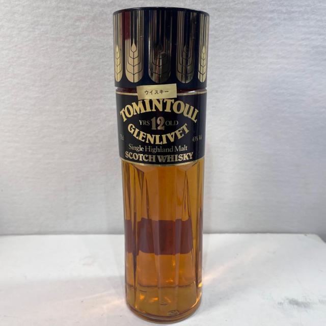 【未成年の飲酒は法律で禁じられています】TOMINTOUL（トミントール）グレンリベット 12年 ウイスキー 750ml 43%保管品