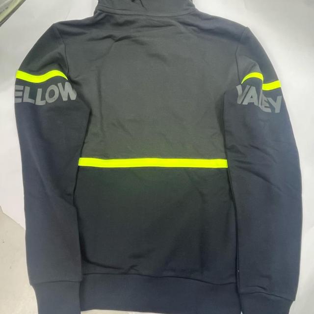 【未使用】ヴァレンティーノ ロッシ VR46フロントジップパーカー黒メンズXS長袖VALEYELLOW【送料無料】メール便※代引き不可_7