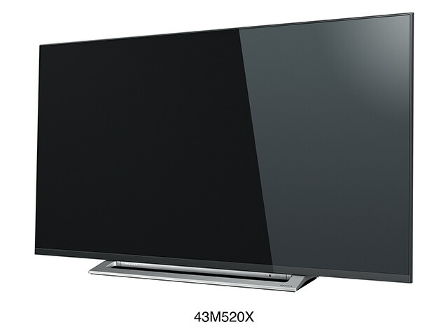 【動作確認済】【中古】本体・リモコンのみ 東芝 43型 液晶テレビ REGZA 4Kチューナー内蔵 43M520X ブラック系 2018年製_1