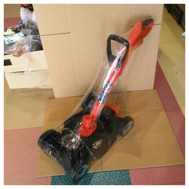 【中古】欠品あり ブラックアンドデッカー コードレス自給式ナイロントリマーワゴンプラス 18V 2.0Ah GCM18N-JP オレンジ系_2