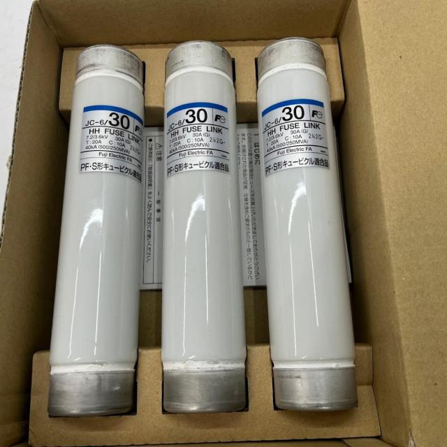 【未使用】富士電機ヒューズリンクJC-6/30 30A　3本