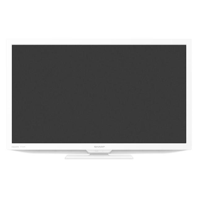 【動作確認済】【中古】訳あり 本体・リモコン(電池フタ欠品)のみ シャープ 24型 液晶テレビ AQUOS 2T-C24DE-W ホワイト系 2021年製_3