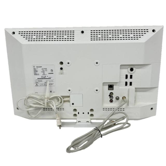 【動作確認済】【中古】訳あり 本体・リモコン(電池フタ欠品)のみ シャープ 24型 液晶テレビ AQUOS 2T-C24DE-W ホワイト系 2021年製_5