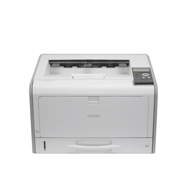 【動作確認済】【中古】訳あり・本体のみ リコー A3モノクロレーザープリンター SP6410 ホワイト系 *要メンテナンスキット交換