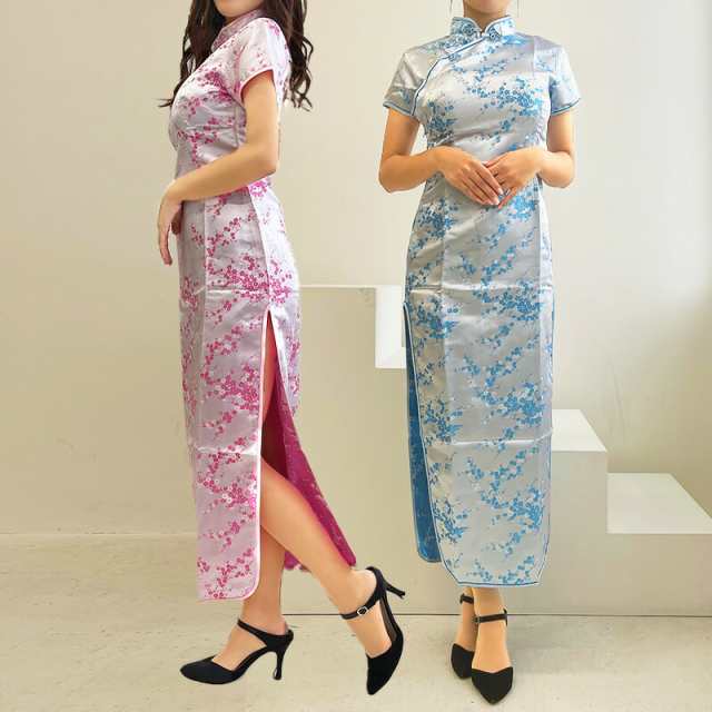 チャイナドレス ロング チャイナ風ワンピース コスプレ衣装