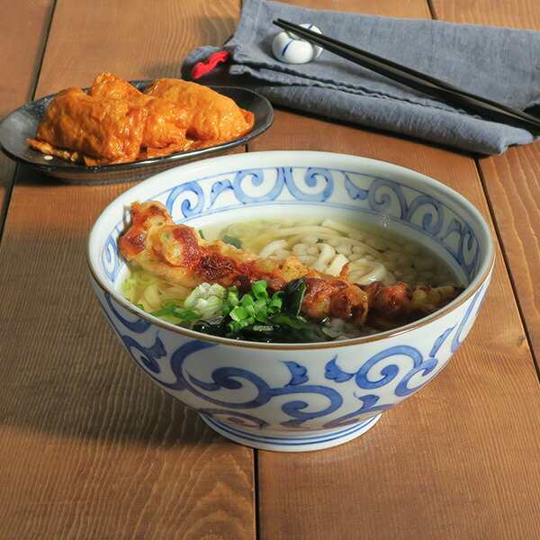 どんぶり 染唐草 うどん丼ぶりうどん鉢 蕎麦鉢 ラーメン鉢 そば丼ぶり ラーメン丼ぶり 麺鉢 盛鉢 大鉢 和食器 和の器 おしゃれ カフェの通販はau  PAY マーケット - EAST table (旧：テーブルウェアイースト) | au PAY マーケット－通販サイト