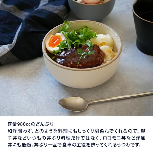 どんぶり 小 14.5cm エッジライン 樹脂製 レンジ・食洗機可丼ぶり 丼
