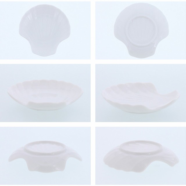 シェル型豆皿 7cm 白和食器 シンプル プレート お皿 皿 食器 シェル型豆皿 7cm 白和食器 シンプル プレート お皿 皿 食器
