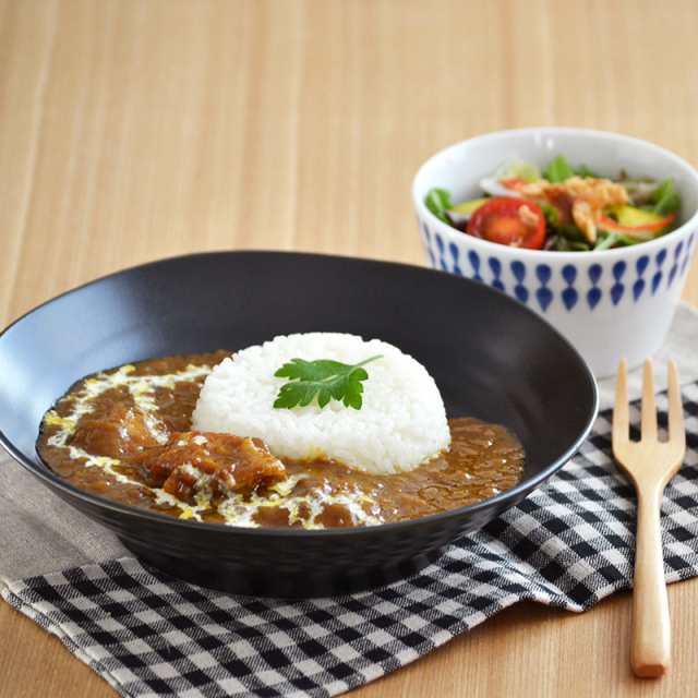 カレー皿 パスタ皿 (黒マット) EAST 【アウトレット】 大人気 皿 お皿 食器 おしゃれ レンジ 大鉢 盛り皿 盛鉢 美濃焼 黒いお皿  黒い食の通販はau PAY マーケット - EAST table (旧：テーブルウェアイースト) | au PAY マーケット－通販サイト