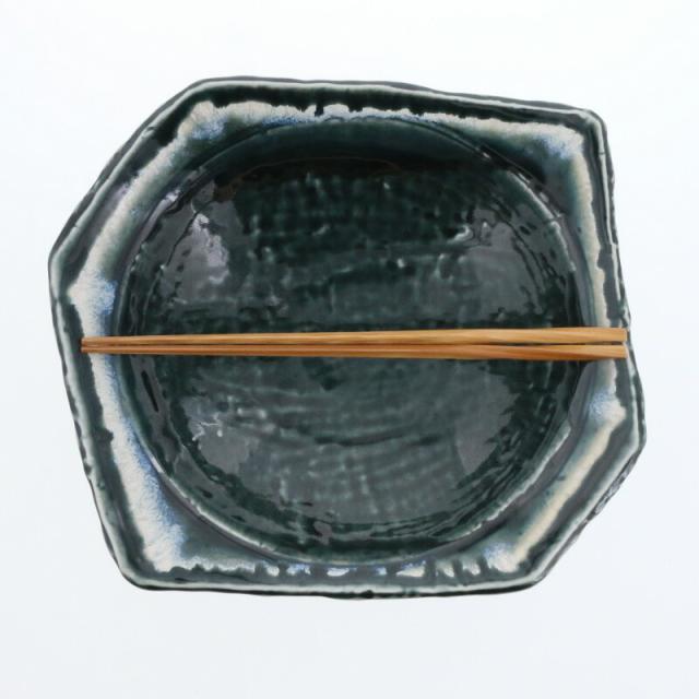 大鉢 24cm 黒部 ちぎり型 和食器 和食器ボウル 鉢 お皿 皿 食器 大鉢 盛り鉢 盛り皿 煮物鉢 サラダボウル 麺鉢 丼ぶり どんぶり 個性的 器 おしゃれ 和モダン シンプル シック 大鉢