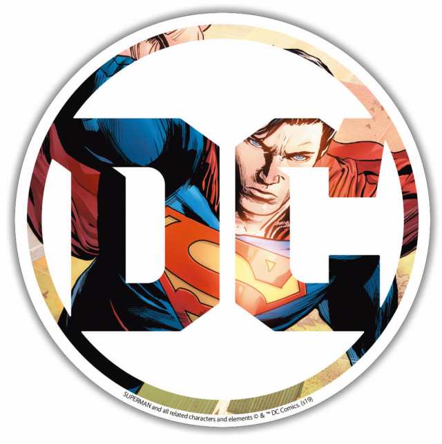 DC ロゴ ダイカットステッカーA スーパーマン スーパーマン IS-480