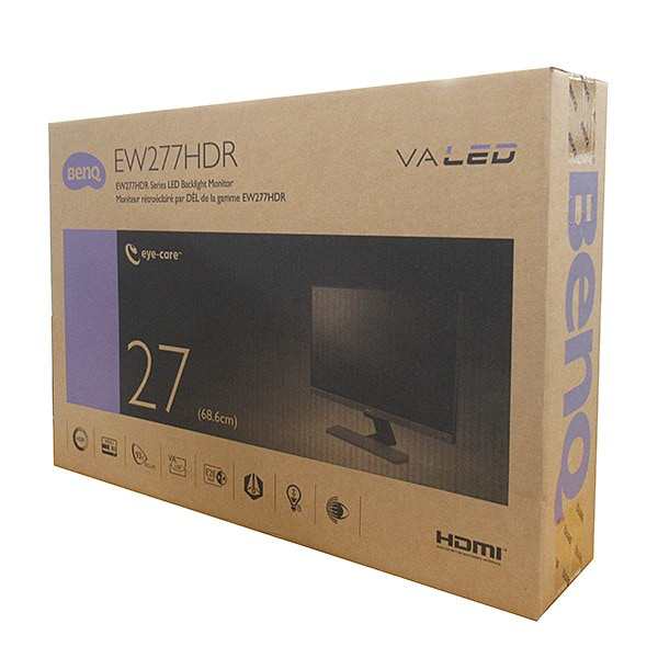 中古 BENQ EW277HDR 箱入新古品 27 インチ ワイド 液晶モニター フルHD 1103656｜au PAY マーケット