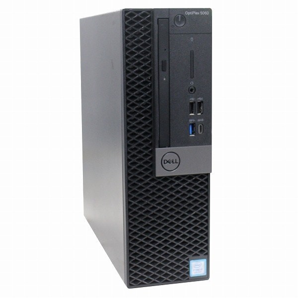 デスクトップパソコン 中古 DELL OPTIPLEX 5060 SFF 単体 Windows11 64bit Core i3 8100 メモリ8GB SSD256GB（M.2-NVMe）+HDD500GB 12315