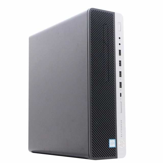 デスクトップパソコン 中古 HP EliteDesk 800 G4 SFF （1241418--1）単体 Windows11 64bit Core i7 8700 メモリ8GB SSDM.2-NVMe256GB+HDD