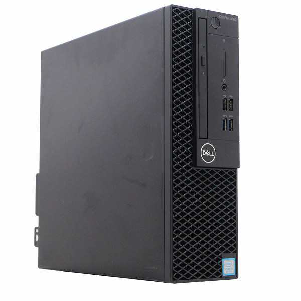 デスクトップパソコン 中古 DELL OPTIPLEX 3060 SFF 単体 Windows11 64bit HDMI Core i3 8100 メモリ8GB SSD256GBM.2-SATA+HDD500GB 1231