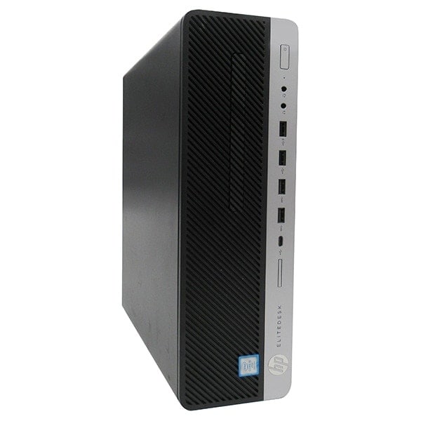 【12ヵ月保証】デスクトップパソコン SSD 第8世代CPU HP EliteDesk 800 G4 SF(Win11x64)  中古 Core i7-3.2GHz(8700)/メモリ16GB/SSD 256GB/DVDライター [並品] 2019年頃購入 TK Windows11選択可能！ HP EliteDesk 800 G4 SF 22型ワイド液晶