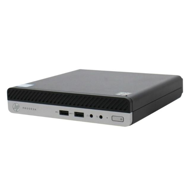 デスクトップパソコン 中古 HP ProDesk 400 G4 DM 単体 Windows11 64bit Core i3 8100T メモリ8GB SSD256GB 4018906