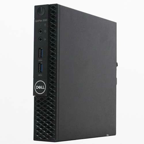 デスクトップパソコン 中古 DELL OPTIPLEX 3060 Micro 単体 超小型デスク Windows11 64bit Core i5 8500T メモリ8GB SSD128GB（M.2-SATA）+HDD500GB 1242194