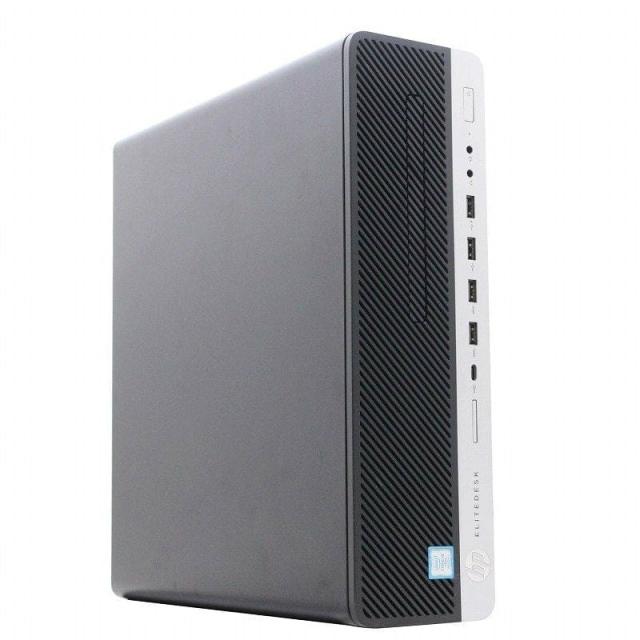 デスクトップパソコン 中古 HP EliteDesk 800 G4 SFF 単体 Windows11 64bit Core i7 8700 メモリ16GB SSD256GBM.2-NVMe+HDD1TB 4019283
