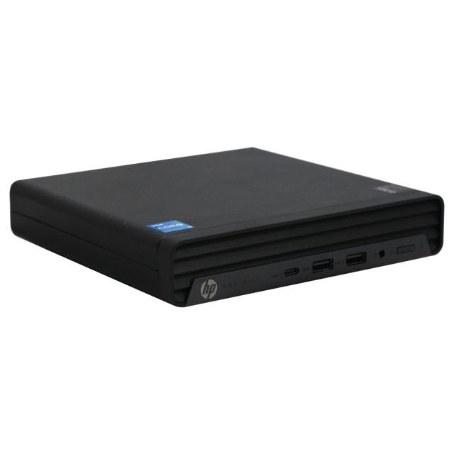 デスクトップパソコン 中古 HP Pro Mini 400 G9 単体 超小型デスク Windows11 64bit Core i3 12100T メモリ8GB SSD256GBM.2-NVMe+HDD500GB 1233078