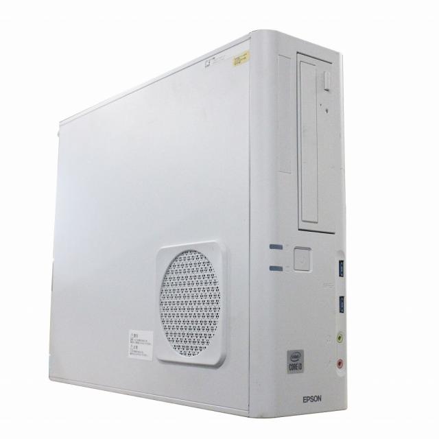 デスクトップパソコン 中古 EPSON Endeavor JA997 訳あり品 単体 Windows11 64bit Core i3 10100 メモリ8GB SSD500GB（2.5inch）+HDD500GB 1242260