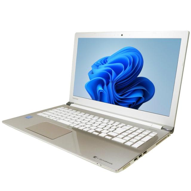 ノートパソコン 中古 東芝 dynabook T65/GG Windows11 64bit WEBカメラ