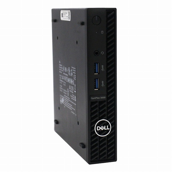 デスクトップパソコン 中古 DELL OPTIPLEX 3000 Micro 超小型デスク 単体 Windows11 64bit HDMI Core i3 12100T メモリ8GB SSD256GB 1234273