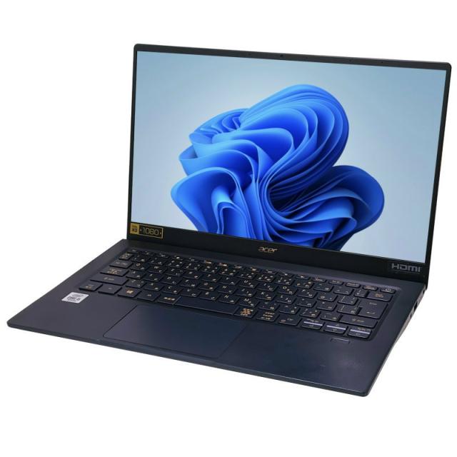 ノートパソコン 中古 acer Swift SF514-54T Windows11 64bit WEBカメラ Core i5 1035G1 メモリ8GB SSD256GB 無線LAN タッチパネル A4サイズ フルHD タッチパネル 4020126